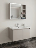 Meuble salle de bain en Aluminium 80 cm