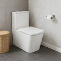 WC à poser blanche carré